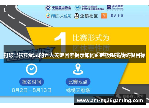 打破马拉松纪录的五大关键因素揭示如何超越极限挑战终极目标 打破马拉松纪录的五大关键因素揭示如何超越极限挑战终极目标